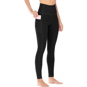 Breathable custom women <b>leggings</b> with OEM printing stretch fabric perfect for gym branding promotional and sports events - Product Image 1