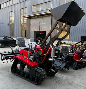 NOUVEAU 2023 Tracteur chenillé mini 6 tonnes de haute qualité, motoculteur diesel agricole multifonctionnel, machine à labourer 0,33 m - Product Image 3