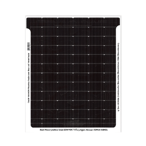 Panel Solar Monocristalino Negro de 600W PERC con Certificación TUV - Jingjiang Alicosolar ASM120-595BNDG - Product Image 2