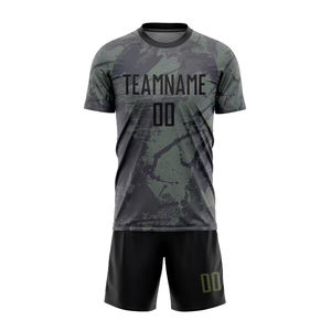 Conjuntos de camisetas de fútbol para hombres de secado rápido de alta calidad, uniforme de fútbol personalizado con logotipo personalizado para entrenamiento - Product Image 2