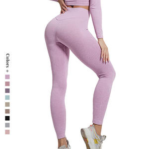 <b>Women</b> High Waist Thick Thermal Leggings With Pocket Polyester Warm Winter Fleece Lined Yoga Leggings - Product Image 6