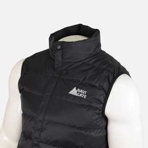 Navigate Outdoor Half Down Jacket en negro - Product Image 3