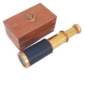 Couleur marron petit télescope élégant pour les laboratoires de sciences nautiques à des fins éducatives Vente chaude qualité premium luxe laiton - Product Image 6