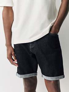 Pantalones cortos de mezclilla de verano de algodón suave para hombre OEM azul Casual Fit Streetwear estilo cómodo alta calidad moda Pantalones cortos vaqueros personalizados - Product Image 5