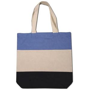 Marque de qualité supérieure meilleure vente GOTS approuvé sans produits chimiques coton tissé tissu Logo personnalisé Shopping épicerie épaule fourre-tout - Product Image 3