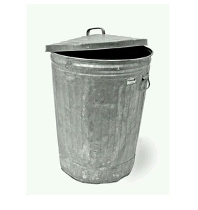 <strong>Decorative</strong> Recycle Galvanized Waste Bin Outdoor Trash Bin Metal Dustbin Public <strong>Garbage</strong> <strong>Can</strong> <strong>for</strong> Washroom Best Selling. - Product Image 4