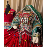 Vente flash, meilleur prix, robes afghanes kutchi, style ethnique, robe afghane faite à la main pour femmes avec veste pour hommes, culture afghane, ensembles pour femmes