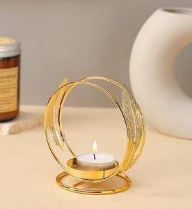 Luxury <b>Black</b> Candle <b>Holder</b> Home Decoration European Metal Iron Candle <b>Holder</b> <b>Candlesticks</b> <b>Holder</b> - Product Image 3
