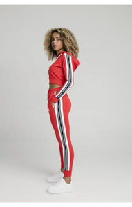 Chándal deportivo personalizado de alta calidad para mujer, nuevos deportes de moda, trajes de entrenamiento de invierno, 100% poliéster sólido ecológico - Product Image 4