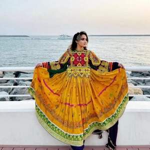 Vestido kuchi vintage étnico tribal, vestido Kuchi tradicional de fiesta Kuchi afgano/Pakistán multicolor vestido Kochi 304 - Product Image 5