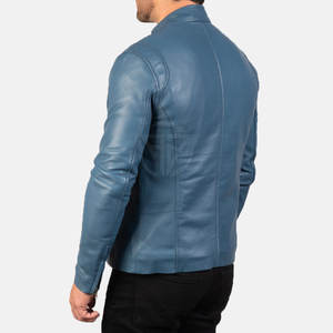 Chaqueta de Invierno de Cuero Vacuno Genuino para Hombre a Bajo Precio, Talla Grande, Informal, Ecológica, con Logotipo Frontal Personalizable, Hecha en Pakistán - Product Image 2