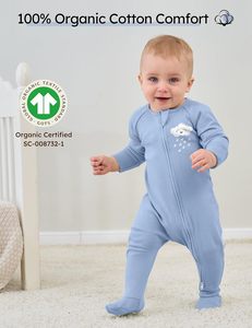 Venta Caliente: Pijamas de Bebé Personalizados con Estampado, 100% Algodón Orgánico - Product Image 2