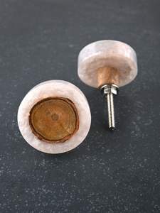 Perillas de Madera y Resina Hechas a Mano para Gabinetes de Cocina Modernos, Herrajes Decorativos para Muebles, Únicas, Duraderas y Elegantes para el Hogar - Product Image 2
