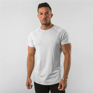 Fabricant Fabricants de qualité Design musclé Chemises pour hommes T-shirt en coton bio ajusté personnalisé - Product Image 1