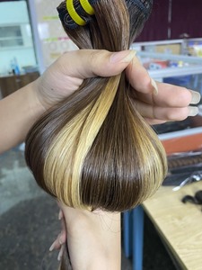 Superventas 100% mechones de cabello humano Natural recto Piano Color vietnamita virgen cutícula alineada cabello - Product Image 2