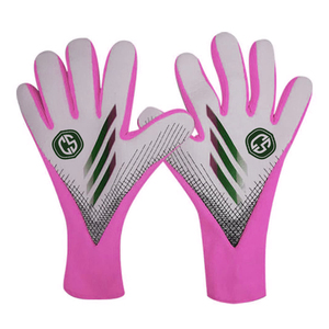 Gants de gardien de but professionnels respirants en gros, gris violet, coupe négative, dos en latex, haute adhérence, fermeture à boucle et crochet - Product Image 5