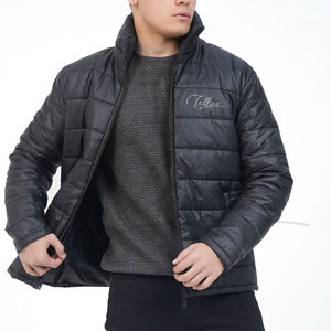 OEM Service Professional Design Canvas Street Style/Formal Men Puffer Jacket Winter Fall Zipper at Low Rate - Product Image 3