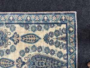 Tapis tufté à la main en coton solide de qualité supérieure avec motif floral avec pile épaisse et douce pour le salon et la chambre à coucher - Product Image 3