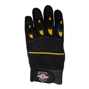 Gants de travail extérieurs pour mécanicien automobile, protection complète des doigts en TPR, taille XL, protection authentique de la paume, anti-vibration - Product Image 2