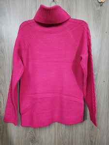 Suéter de invierno para mujer de calidad Premium 100% acrílico plano tejido cuello alto grueso Casual pulóver alta calidad al por mayor bajo - Product Image 5