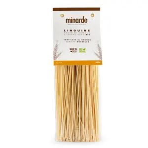 Linguina de massa orgânica de trigo duro - trigo semolina italiano para massa orgânica saudável