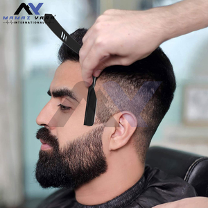 Navaja de Afeitar Profesional de Acero Inoxidable para Hombre, con Bloqueo Deslizante, Hoja Única, Resistente al Óxido, para Barbería - Product Image 6