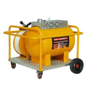 PRI-SAFETY CAFS sistema di soppressione degli incendi aria compressa in acciaio inox 10-500 gallone CE certificato 25m tubo estintore - Product Image 2