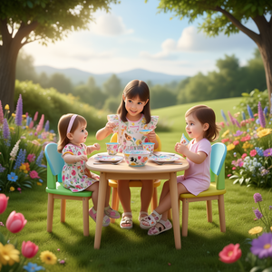 Juego de comedor infantil Disney in Bloom de 4 piezas - Product Image 3