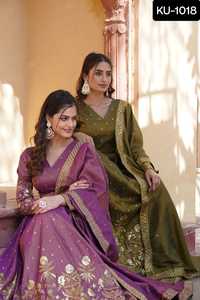 Bollywood Style Designer <b>Wedding</b> Fatoumestival Wear Georgette Anarkali Gowns With Fancy Dupatta Set Foe <b>Women</b> <b>Wedding</b> Wear <b>Suit</b> - Product Image 4