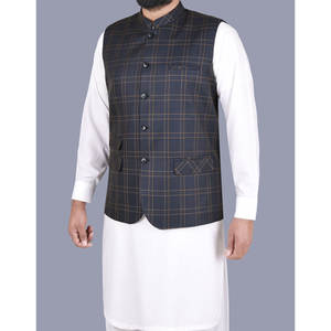 Hombres Casual invierno y otoño sin mangas cintura abrigo y chaleco al por mayor personalizado Stand Collar hombres cintura abrigo - Product Image 2