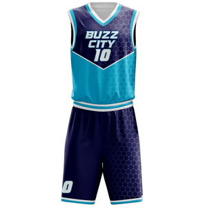 Uniforme de baloncesto para hombre con tarifa al por mayor, último estilo, superventas, antiarrugas, lo mejor, conjunto de uniformes de baloncesto totalmente personalizado - Product Image 5