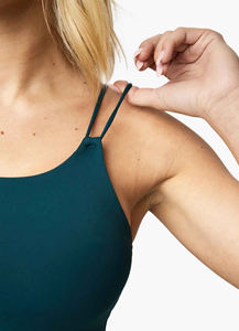 Soutien-gorge de sport de haute qualité, haut de sport, couleur unie, débardeur de yoga pour la salle de sport, avec soutien-gorge, tendance, soutien-gorge de sport personnalisé par sublimation - Product Image 5