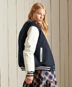 Custom Brand Logo Waterproof Plus Size Baseball Varsity Jacket for Men and Women Fashion Wear - Product Image 2