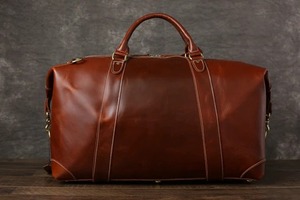กระเป๋าดัฟเฟิลกระเป๋าหนังแท้สำหรับทุกเพศสามารถปรับแต่งได้ - Product Image 4