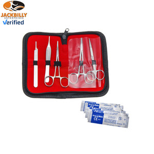 Ensemble d'instruments chirurgicaux orthopédiques, kit de formation à la simulation de plaies, instruments chirurgicaux en acier inoxydable pour étudiants en dentisterie, CE - Product Image 2