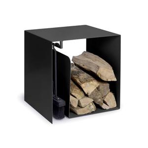 Porte-bûches en fer pour cheminée intérieure haut de gamme avec structure stable et style moderne adapté à la vie en appartement - Product Image 6