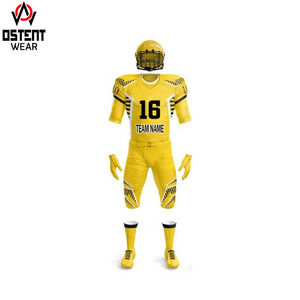 Maillot de football américain sur mesure en gros, haute qualité, 100 % polyester, respirant, séchage rapide, impression par sublimation, service OEM - Product Image 6