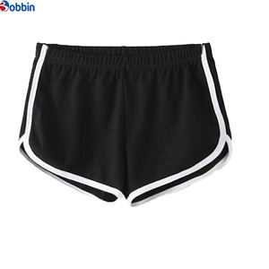 Shorts d'été pour femmes de qualité supérieure BOBBIN INDUSTRIES, taille plus, couleur unie, pantalon de yoga de plage, élastique, séchage rapide, respirant - Product Image 1