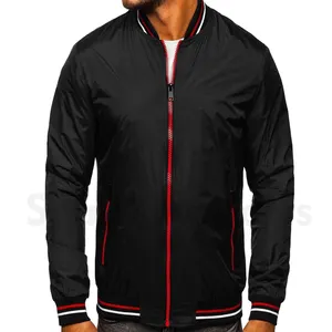 Sıcak ürün hafif şık erkekler Slim Fit bombacı ceket satılık satılık 2023 son tasarım erkekler bombacı ceket