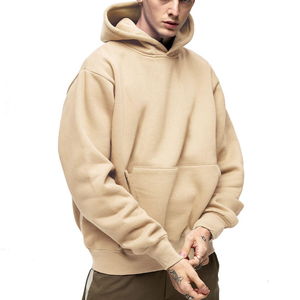 เสื้อฮู้ดดี้โอเวอร์ไซส์ผ้าฟลีซหนานุ่ม 100% ผ้าฝ้าย สำหรับผู้ชาย ระบายอากาศได้ดี แห้งเร็ว เป็นมิตรกับสิ่งแวดล้อม แบบสวมหัว - Product Image 2