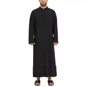 Vêtements musulmans, style arabe, thobe jubba pour hommes, vente en ligne, nouveau design, dernière mode, jubba thobe pour hommes - Product Image 4