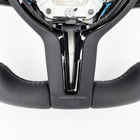 Volant chauffant en cuir personnalisé série f m Sport pour BMW E81 E87 E82 E88 E30 E36 E46 E34 E39 E60 E61E63