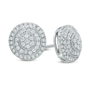 Luxury 925 Sterling <b>Silver</b> <b>Stud</b> Earrings 14K White Gold Moissanite Earrings VVS Moissanite Diamond Hip Hop Earrings for Women - Product Image 5