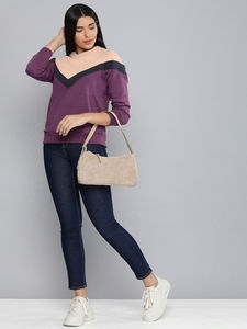 Sudadera transpirable con forro polar de otoño para mujer con mangas largas Diseño de Jersey fácil Logotipo personalizado con capucha en la parte delantera - Product Image 4