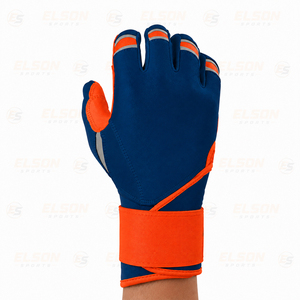 Premium Quality Leather Baseball Batting Gloves Customized Logo Design Lightweight Gloves Made By Elson Sports - Product Image 3