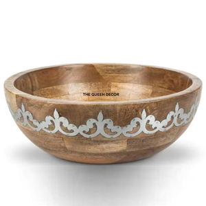 Vajilla Elegante para el Hogar y Hoteles, Cuencos Redondos de Madera de Primera Calidad, Precio Impresionante - Product Image 1