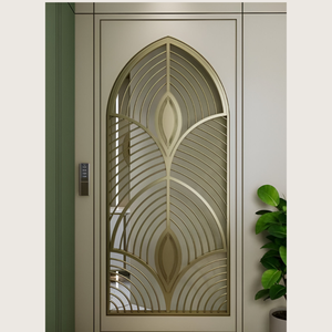 Séparateurs de panneau élégants d'écran de séparation d'acier inoxydable de l'or PVD 306 de haute qualité pour les espaces modernes - Product Image 4