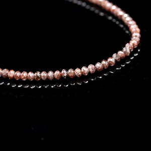 Diamants rouges facettés de haute qualité, perles de diamants en vrac - Product Image 2