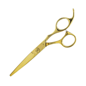 Ciseaux de barbier en acier inoxydable de qualité supérieure, ciseaux de coiffure entièrement dorés, ciseaux de coupe de cheveux de 6,5 pouces, ciseaux de coupe de cheveux tranchants - Product Image 4