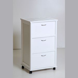 ตู้ไม้บีชทันสมัยสวยงามพร้อมบานประตู 3 บานและท็อปกระเบื้องสำหรับจัดวางในห้อง - Product Image 1